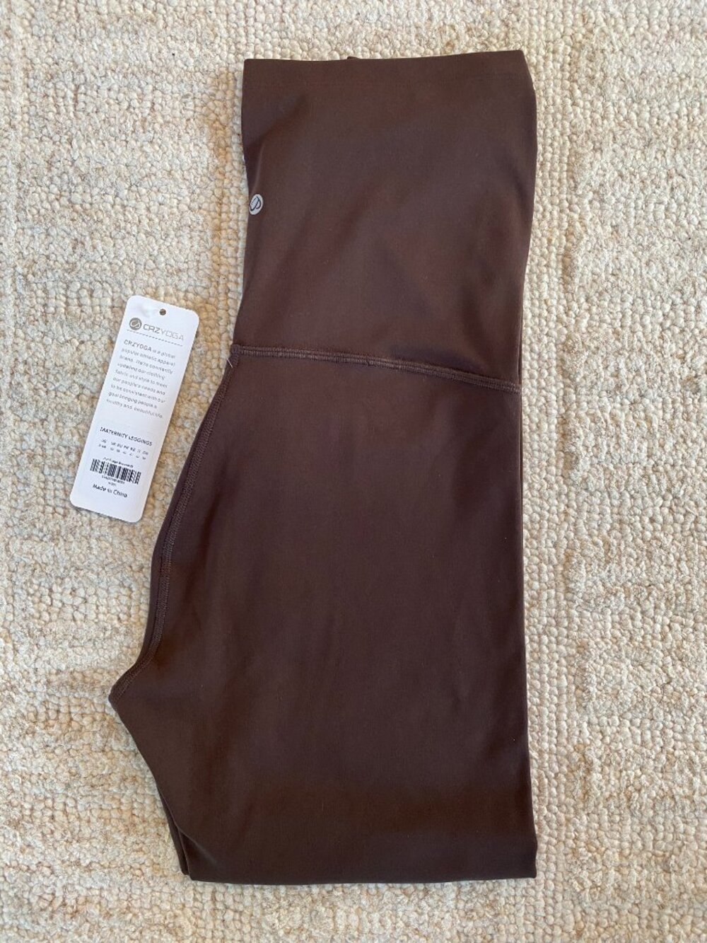 NWT CRZYOGA maternity leggings in size Small (4/6) - Picture 4 of 5